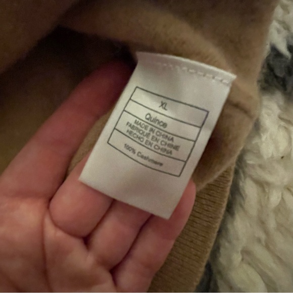 Damaged Cashmere Tan Sweater - Picture 3 of 5